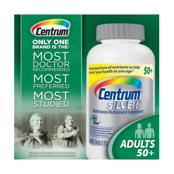 Centrum Silver Adults 50 285 Tablets