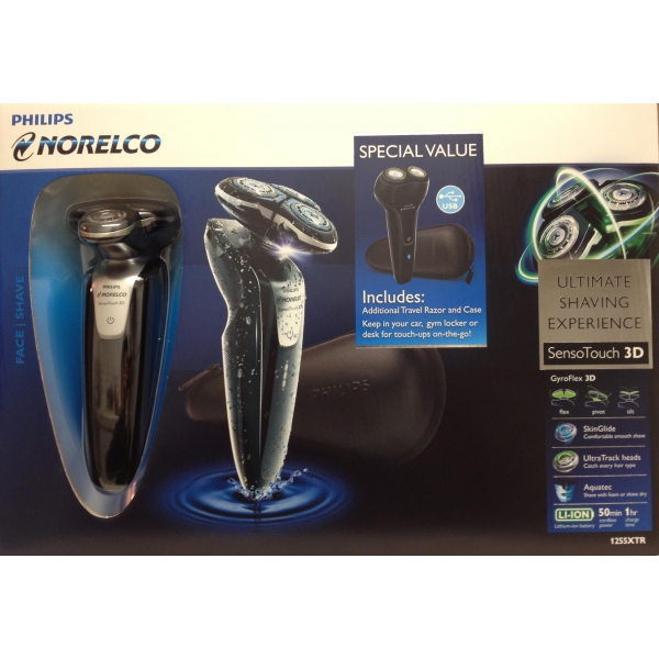 Philips Norelco 1255x Sensotouch 3d Electric Shaver Black