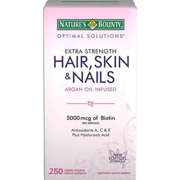 Nature S Bounty Optimal Solutions Extra Strength Hair Skin And