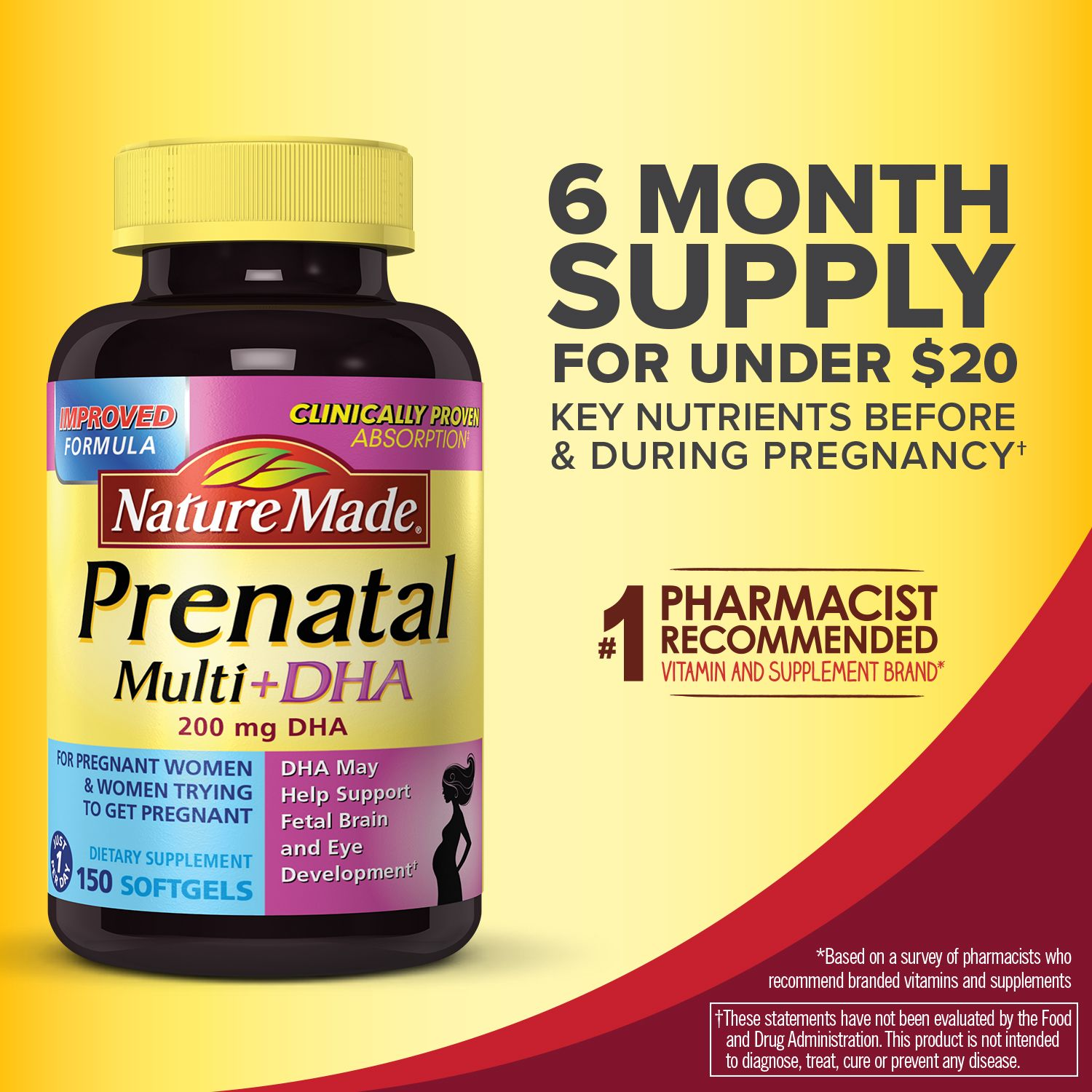 Nature Made Prenatal Multi Dha 150 Softgels