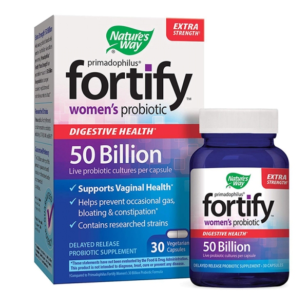美国nature S Way 乳酸菌强化剂女性益生菌500亿超强效30粒素食胶囊