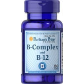 Puritan's Pride  Vitamin B-Complex And Vitamin B-12  180 Tablets