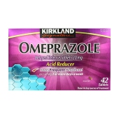 Kirkland Signature Omeprazole Delayed Release, Acid Reducer Tablets 20 mg, 42 Count