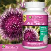trunature Premium Milk Thistle 160 mg., 120 Vegetarian Capsules