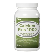 GNC Calcium Plus® 1000 with Magnesium & Vitamin D-3 180 Caplets