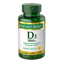 Nature's Bounty Vitamin D3 2,000 IU , 350 Rapid Release Softgels