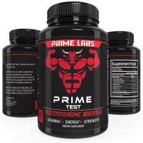 Prime Labs Men’s Testosterone Supplement (60 Caplets) – Natural Stamina, Endurance and Strength Booster – Fortifies Metabolism