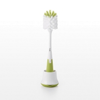 OXO Tot Bottle Brush with Nipple Cleaner and Stand, Green