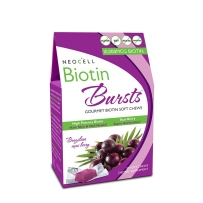 Neocell Laboratories Biotin Bursts Chewable Acai Berry, High Potency, 30 Soft Chews