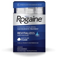 Men's Rogaine Hair Loss & Hair Thinning Treatment Minoxidil Foam, Three Month Supply