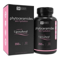 Phytoceramides 350mg made with Clinically Proven Lipowheat® | Plant Derived and GMO free with No Fillers or Synthetic Vitamins - 30 liquid softgels, Made in USA