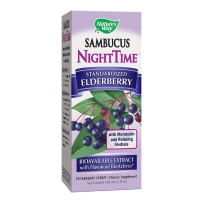 Nature's Way Sambucus Nighttime Standardized Elderberry Liquid, 4 Fluid Ounce