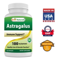 Best Naturals Astragalus Capsule, 1000 mg, 120 Count