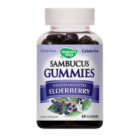 Sambucus Elderberry Gummies Herbal Supplements, 60 Count