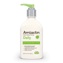 AmLactin Daily Moisturizing Body Lotion | Instantly Hydrates, Relieves Roughness | Powerful Alpha-Hydroxy Therapy Gently Exfoliates | Smooths Rough, Dry Skin | Paraben-Free 7.9 oz