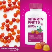 SmartyPants Women's Complete Multi-Vitamin, 240 Adult Gummies