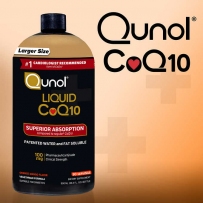 Qunol Liquid CoQ10, 100 mg, 90 Servings, 30.4 Ounce Bottle