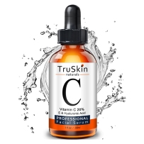 TruSkin Naturals Vitamin C Serum for Face, Organic Anti-Aging Topical Facial Serum with Hyaluronic Acid, 1 fl oz