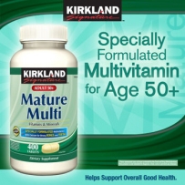 Kirkland Signature™ Adults 50+ Mature Multi  , 400 Tablets