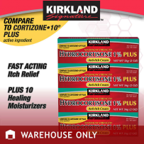 Kirkland Signature Hydrocortisone 1% PLUS Anti-Itch Cream, 8 Ounces