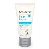 AmLactin Foot Repair Foot Cream Therapy | Smooths Rough, Dry Feet | Powerful Alpha-Hydroxy Therapy Gently Exfoliates | Lactic Acid (AHA) | Softens Tough, Dry Skin