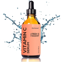 Eve Hansen Vitamin C Serum 2 Ounces - Organic and Natural Ingredients Vit C Serum With Hyaluronic Acid To Reduce Wrinkles. A Collagen Serum, Brightening Serum and Acne Scar Treatment