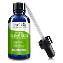 Tea Tree Clear Skin Serum, Age-Defying formula for acne-prone skin with 20% Vitamin C, Retinol, Niacinamide, Salicylic Acid & Hyaluronic Acid for Blemish-Free, Soft, Radiant, Youthful Skin. 1oz