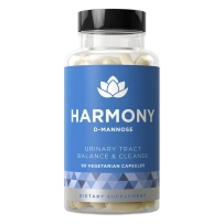 HARMONY D-Mannose - Urinary Tract Health, Bladder Cleanse - Burning Irritation, Infection Pain, Chronic Itching, Frequent Urination - 60 Vegetarian Soft Capsules