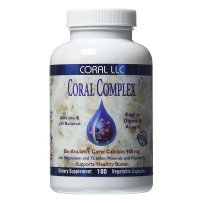 Coral Calcium - Coral Complex 3 900 milligrams of Bio-Available Coral Calcium With 1200 IU's Of Vitamin D3 - 180 Vegetarian Capsules