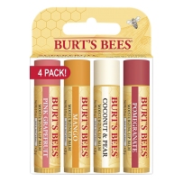Burt's Bees 100% Natural Moisturizing Lip Balm, Superfruit, 4 Tubes in Blister Box
