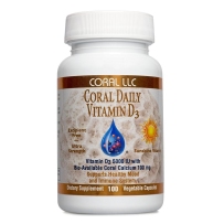 Coral LLC - Vitamin D3 as cholecalciferol 5000 IU - 100 Vegetarian Capsules
