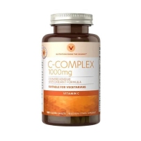 Vitamin World C-Complex 1000 mg.Comprehensive Antioxidant Formula Suitable For Vegetarians 100 coated caplets