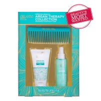 Orlando Pita Moroccan Argan Oil Therapy Collection Set, Hair Treatment Mask 4 FL and Heat Protecting Spray 4 FL + GIFT