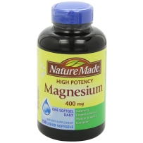 Nature Made® High Potency Magnesium 400 mg, 180 Liquid Softgels
