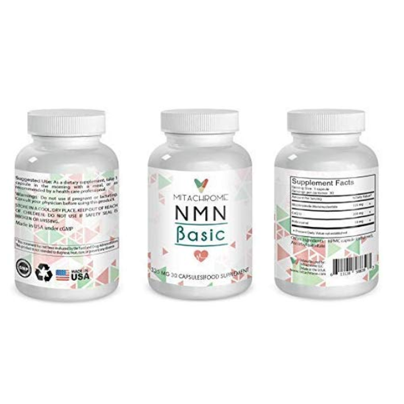 NNM 125mgβ烟酰胺单核苷酸 + 200mg辅酶Q10 + 10mg二十烷醇 30粒