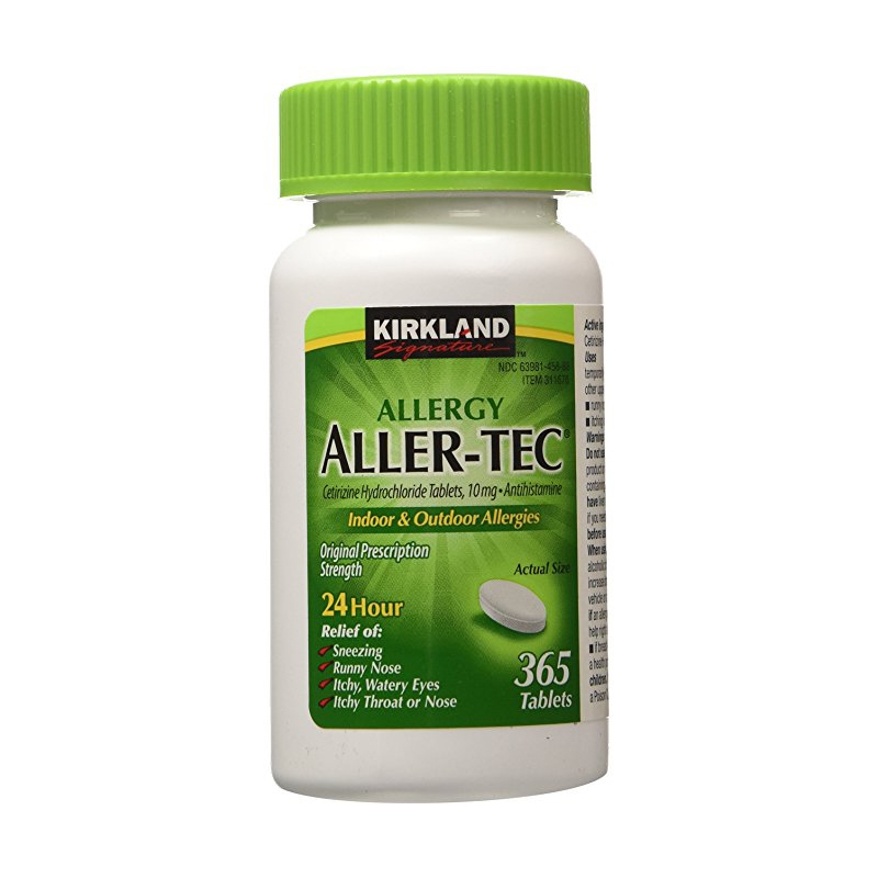 Kirkland柯可兰 Aller-Tec鼻子花粉抗过敏365粒