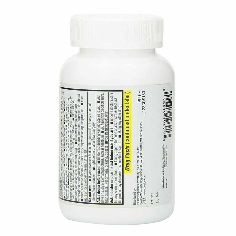 Kirkland 柯克兰 可兰布洛芬液体软胶囊200mg 180粒 缓解疼痛 退烧解热