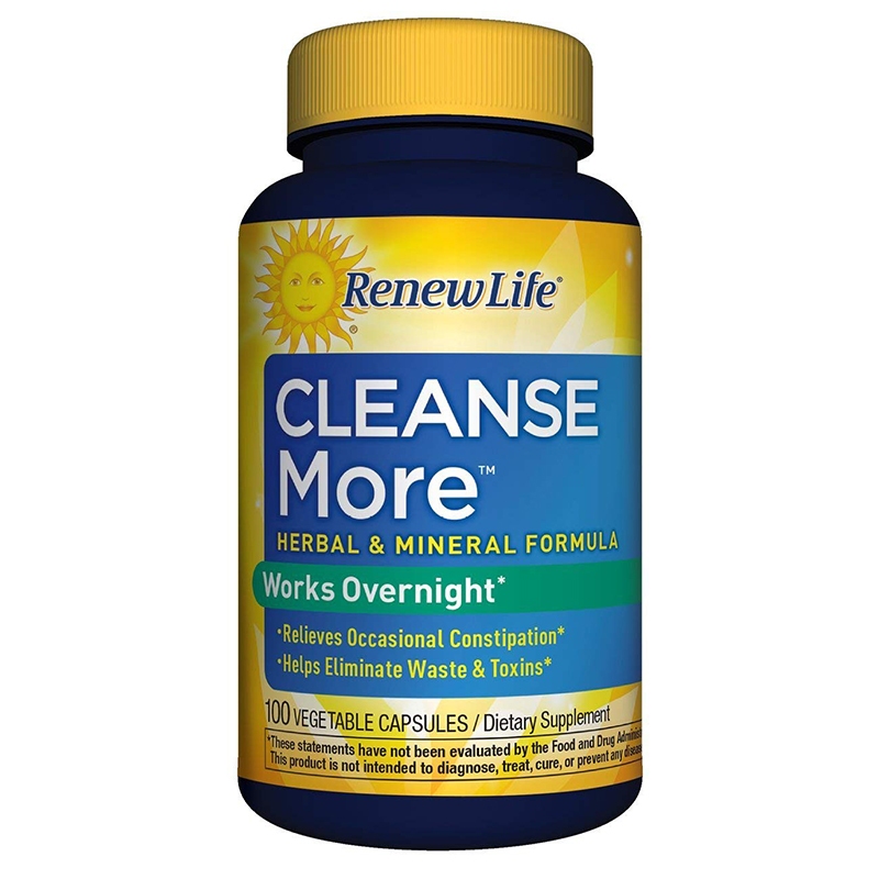 Renew Life Cleanse More 肠清片 改善肠胃健康 排毒与净化 100片