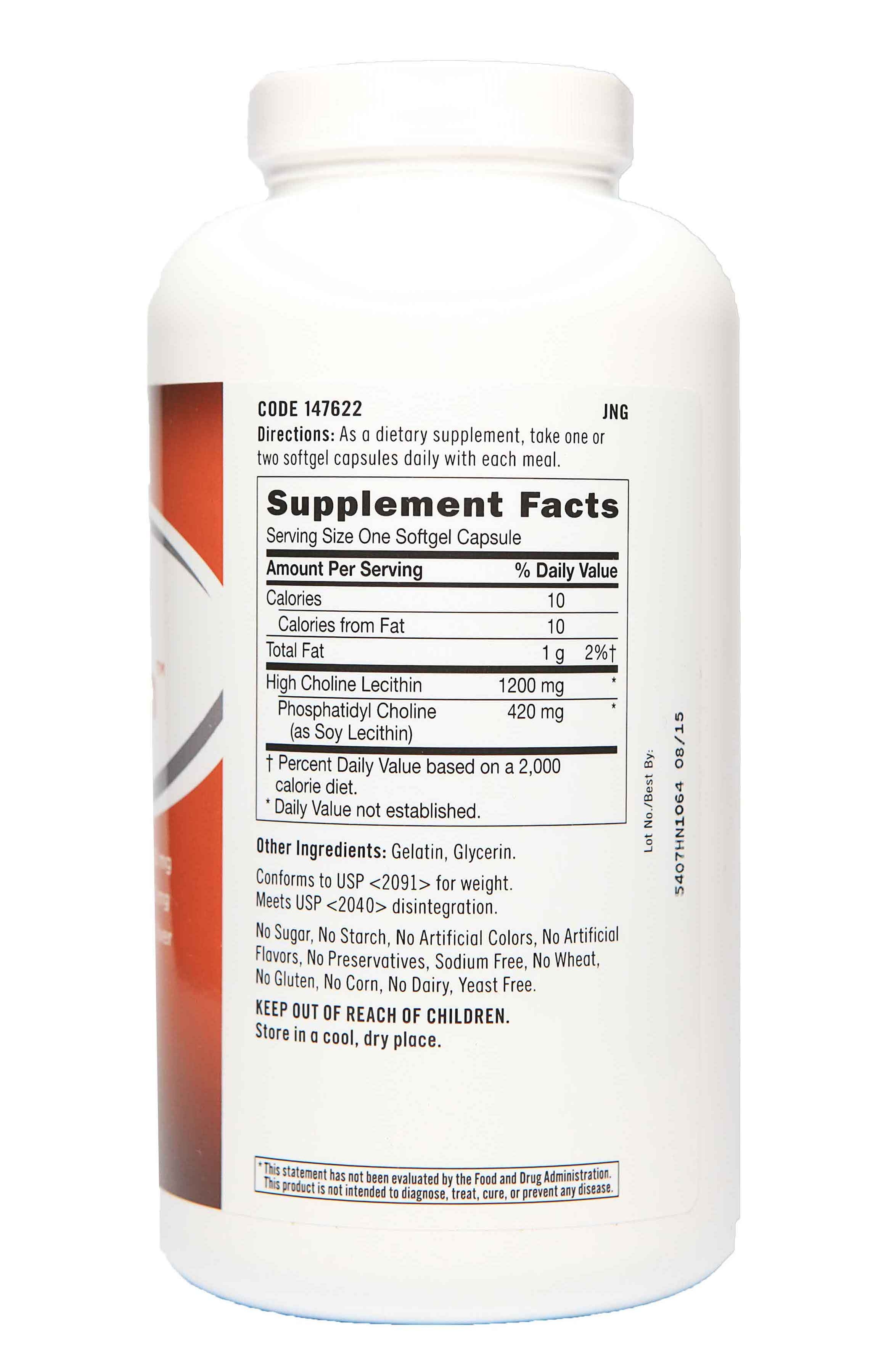 美国直销 GNC 三重软磷脂 Triple Lecithin™ 1200 mg