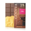 GODIVA 歌蒂梵 31% 丝滑牛奶巧克力直板排块 经典100g限量加大款