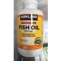 Kirkland 可兰 Omega-3 浓缩深海鱼油软胶囊1000mg  400粒