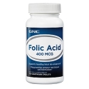 GNC Folic Acid健安喜叶酸片 400mcg 100粒 孕妇必备 dhxj