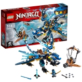 乐高幻影忍者70602 杰的雷电飞龙LEGO Ninjago 玩具积木