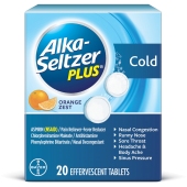 Alka Seltzer 苏打水泡腾片-柑橘- 20片