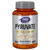 美国 NowFoods 诺奥 丙酮酸钙胶囊 600mg 100粒 体重控制 脂肪燃烧 清理垃圾