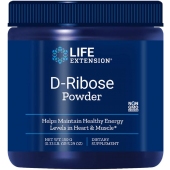 Life Extension D-核糖粉 150g  提高心脏供血 肌肉水平