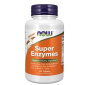 美国NOW Foods 诺奥 超级天然酵素片消化酶帮助消化排毒养颜通便补充营养90粒