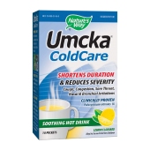 美国 Nature's Way Umcka 顺势疗法 受凉护理 舒缓热饮 柠檬味10包