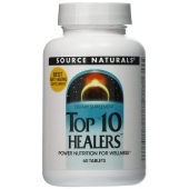 Source Naturals Top 10 Healers营养片提供健康营养 60片