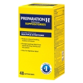 Preparation H白宫痔疮内用栓剂 48个 缓解疼痛瘙痒不适